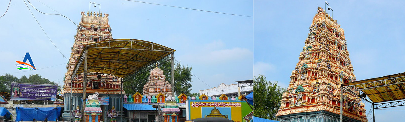Visit the famous Shiva temple at Pedakakani and seek divine blessing